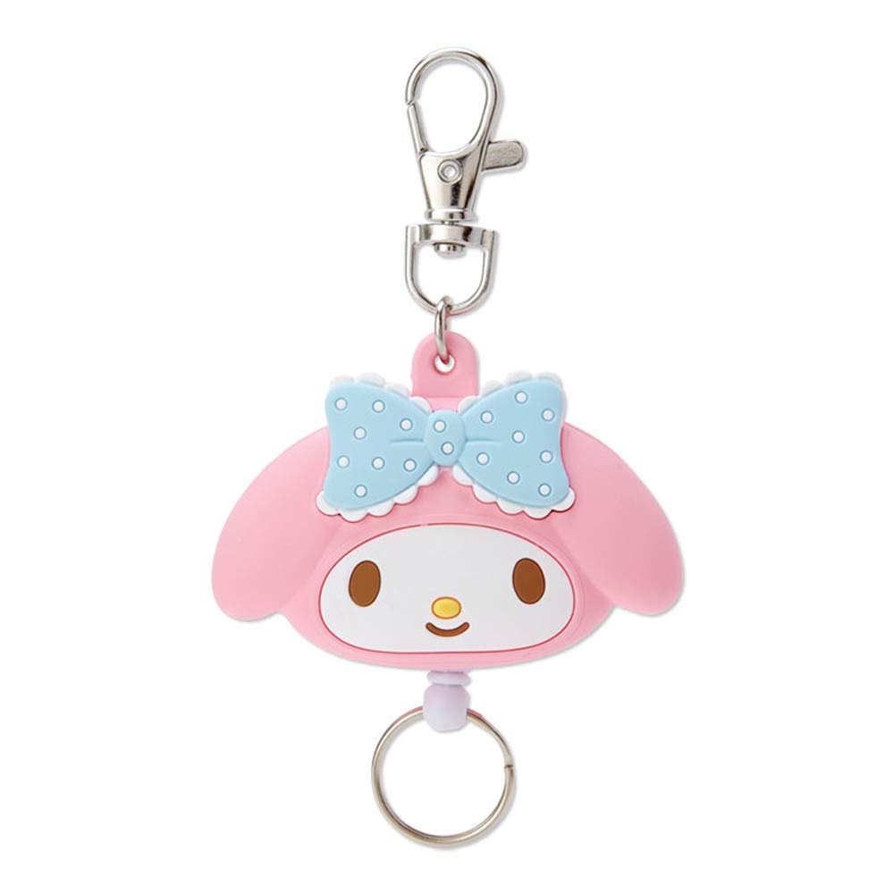 My Melody Face Reel Keychain for Girls and Teens on-the-go
| Sanrio My Melody Pink Face Reel Keychain for School Kids
|