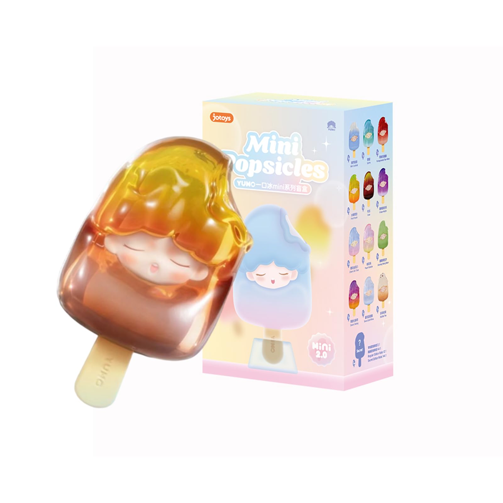 Yumo Mini Popsicles |0 Series Cute Blind Box Figure Collectable Kawaii PVC Figure 1PC Birthday Gifts