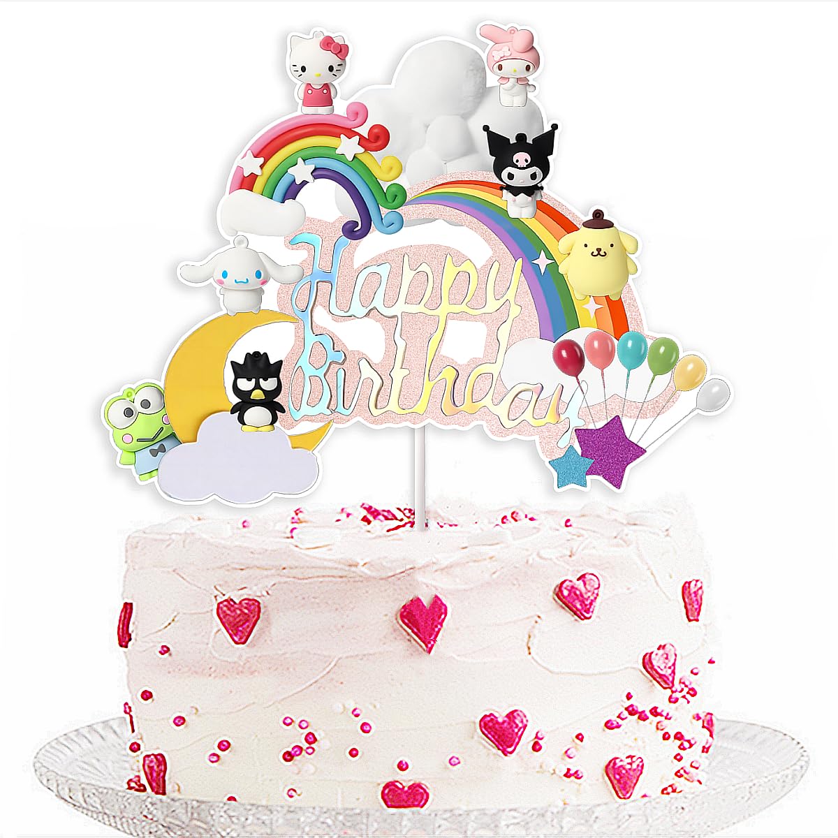 Cute Kitty Cake Topper for Kids Parties Decorations  
Cute Kitty Birthday Party Cake Decor for Girls Boys  
Cute Kitty P