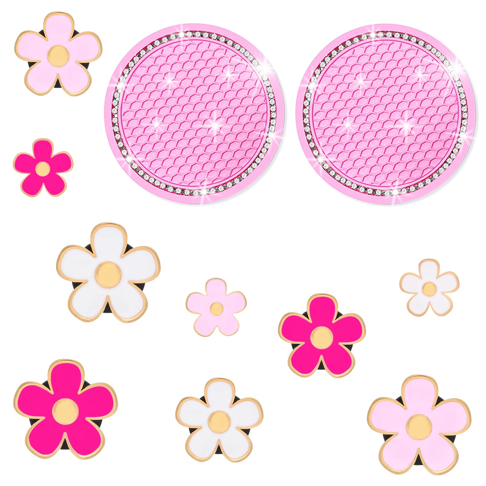 SourceTon Daisy Car Decoration - Cute Pink & Multicolor Petals for Cars
| SourceTon Daisy Car Decoration - Air Outlet P