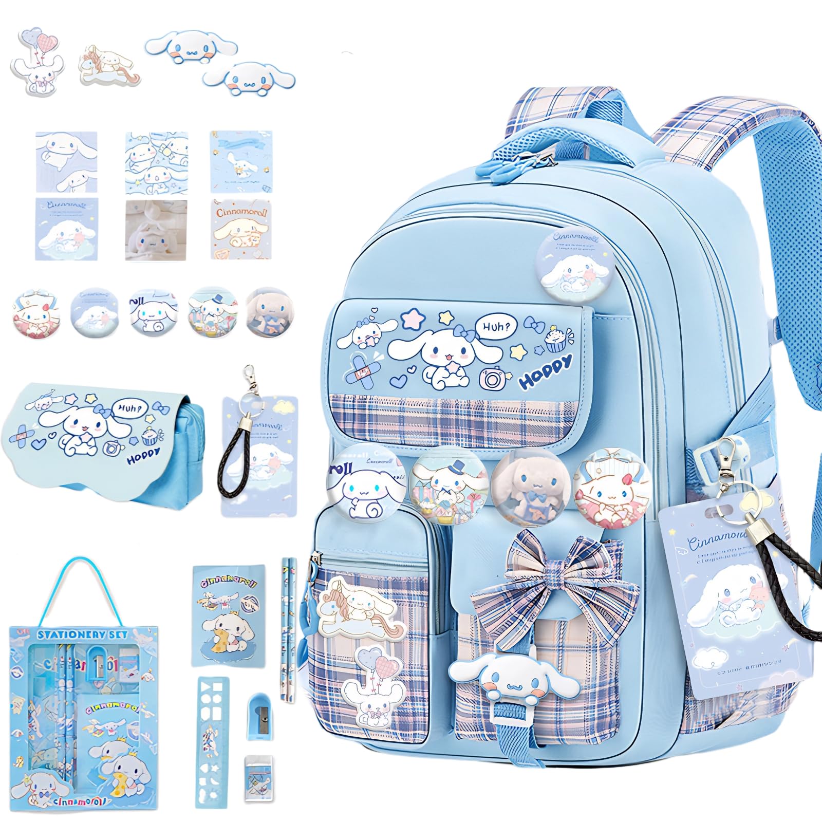  Vivixilan Kawaii Anti-Theft Travel Backpack for Anime Lovers with Cute Pins
| Vivixilan Kawaii Anime Cartoon Aesthetic 