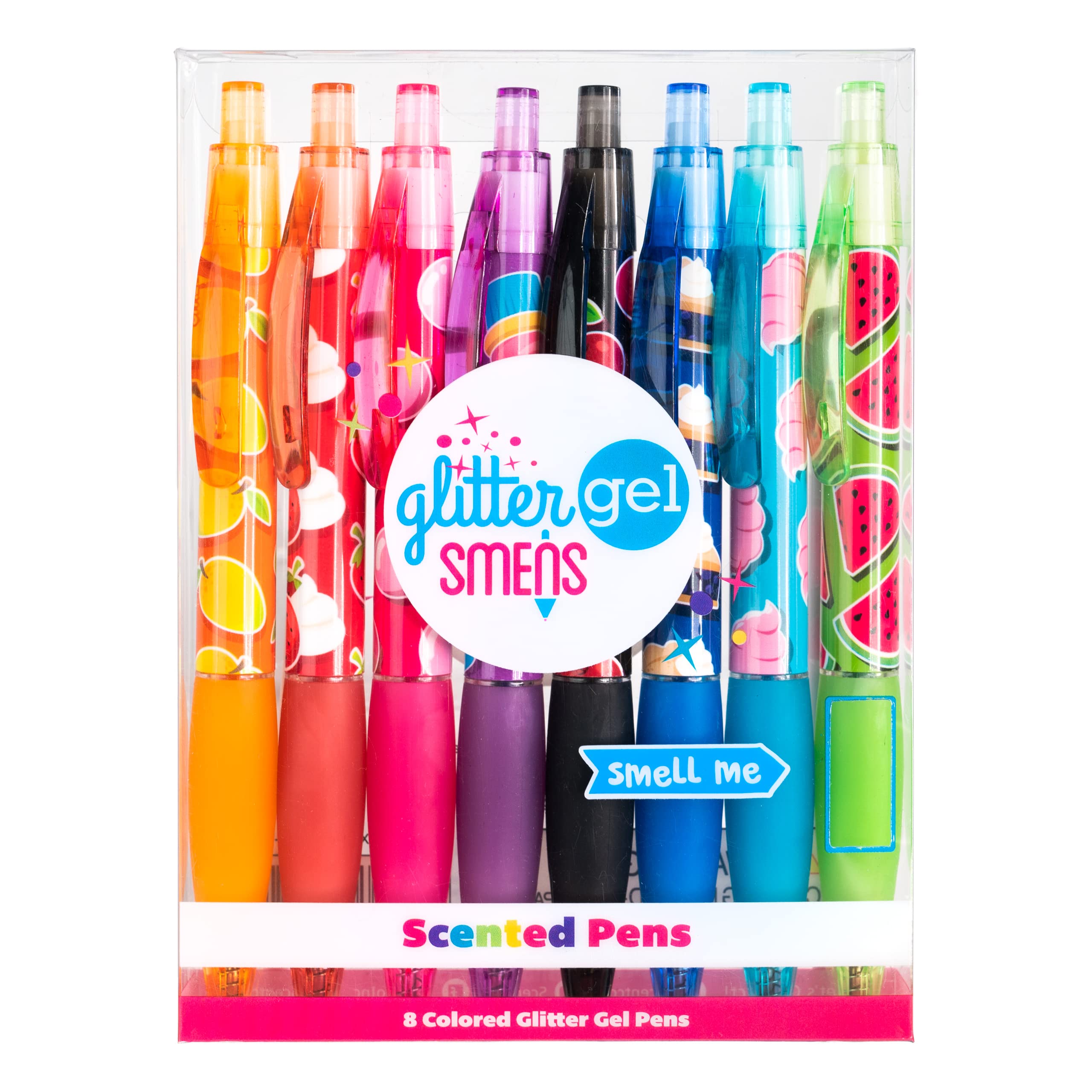 Patented Glitter Gel Smens Scented Colored Pens for Kids
| Fun and Cute Medium Point Glitter Gel Smens Pens for Kids
|